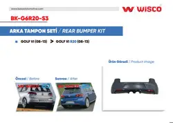 Tampon Seti Arka VW Golf 6 R20 08-13