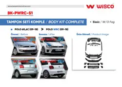 Tampon Seti Komple (On-Arka-Yan) Sıssız VW Polo Wrc 09-18