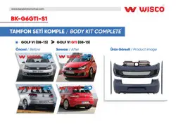 Tampon Seti Komple (On-Arka-Yan) VW Golf 6 Gtı 08-13
