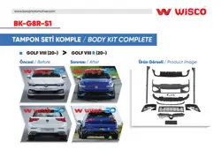 Tampon Seti Komple (On-Arka-Yan) VW Golf 8 R 20 -