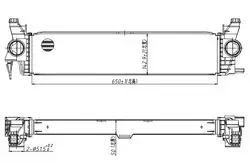 Turbo Radyatörü Brazing Mercedes W447 Om622 Vito / Vito Panelvan