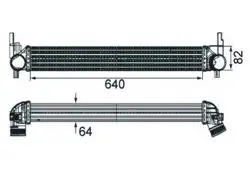 Turbo Radyatörü-Intercooler Brazing (VW Polo 10-Audi A1 11-14 Seat Ibiza 09-15 Skoda Fabia 09-15)