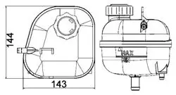 Rad. Su Deposu Mini R-52 / 53 W-11
