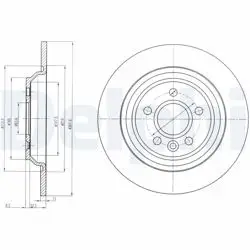 Disk Arka 10-S60-S80-V60-V70-Xc70 Kaplamalı