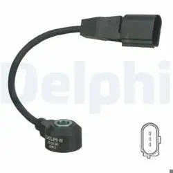 Kablolu Vuruntu Sensörü-750mm Siyah (VW Polo 02-05 Seat Ibiza 02-05 Skoda Fabia 00-08) Azq