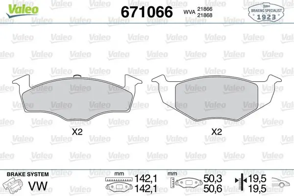 Ön Fren Balatası-(VW Golf 96-98 Polo CLS 96-00 Seat Ibiza 93-99)