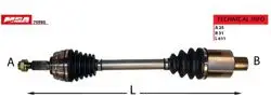 Aks Komple Sağ 6 Vites Manuel 4×4 Duster 1.5 K9k