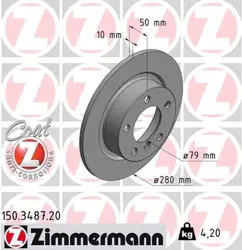 Fren Diski Arka Standart Mini R60 280mm