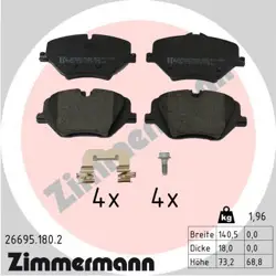 Fren Balatası Ön BMW U06 X1 U11 X2 U10 21 >