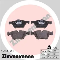 Fren Balatası Ön BMW F10-F11-F18