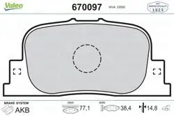 Fren Balatası Arka (Toyota Camry 2.2 / 3.0 96-01)
