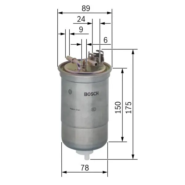 Mazot Filtresi (VW Golf 77-98 Lt 83-96 Passat 81-97 Polo 82-94 Transporter 95-04)