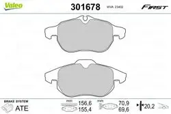 Disk Fren Balatası Ön (Opel: Vectra C 1.8 16V 1.9 CDTI 2.0 16V 2.0 Dtı 04-07)