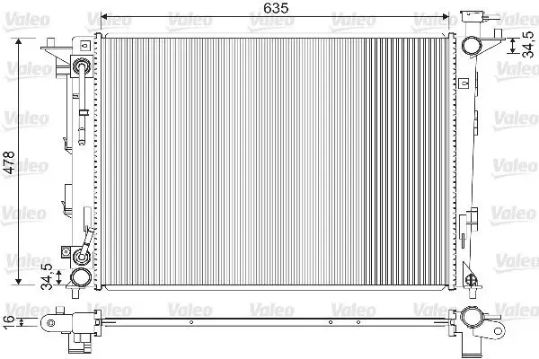 Radyatör Hyundai İx35 2.0 2.4 Tucson 2.4