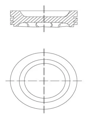 Piston 78.50 mm (+ 0.40) Peugeot 106 206 306 307 1.6 8V 93-Tu5jp
                                Takım