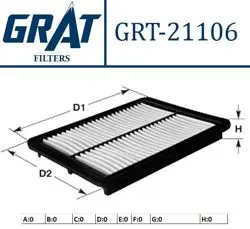 Hava Filtresi-(Mitsubishi: Asx 1.6-1.8 10 > Lancer 1.5 08 > Outlander 2.0 / Peugeot: 4007-4008 07 >)