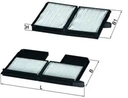Kabin Filtresi-(Toyota: Avensis 97 > 02 / Corona 92 > 97-Carina-E 97 >)