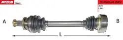 Aks Komple Sol-(VW: Polo / Seat: Cordoba / Ibiza / Skoda: Fabia 1.4 16V Bby Bbz Bky)