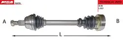 Aks Komple Sol-(VW: Golf IV / Bora / Seat: Toledo / Skoda: Octavia 1.9 Agr)