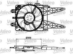 Fan Motoru Ø309 Ac + (Fiat Punto 1.2 03 -)