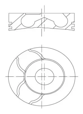Piston + Segman 0.50 25 Pım 76.00 mm (Renault Kangoo-Clio 1.5D K9k)