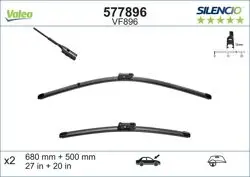 Silencio X-Trm Flat Blade Vm896 (X2) (650 + 500 mm) Audi Q7 (06 / 2015 /)
