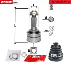 Aks Kafa Dıs-(Mazda: 323-Familya 98 > 02 1.5-1.6 Z5)