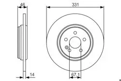 Fren Diski Arka Mercedes Ml-Class W163 98 / 05