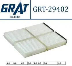 Kabin Filtresi-(Çiftli)-(Mazda: 323 Familya 98 > 02 / 626 97 > 02)