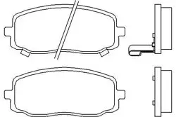 Balata Fren Ön-(Hyundai: i10 08 > 12 / Kia: Picanto 04 > 10)