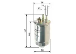 Mazot Filtresi (Musursuz) (Ford Connect 75Ps 02 -)