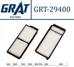 Kabin Filtresi-(Çiftli)-(Mazda: 3-5 1.4 1.6 2.0 / Mzr-Cd 04 > 09 / Mazda 3 03 > 09 / Mazda 5 05 > 09 / Mazda 5 10 >)