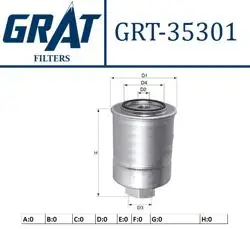 Mazot Filtresi-(Su Ayırıcı)-(Isuzu: D-Max 02 >)