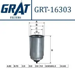 Mazot Filtresi-(Hyundai: Accent 03 > 06 Admıre / Getz 02 > 1.5 CRDI)
