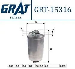 Yakıt Filtresi (Seat:Cordoba 02-09 Ibiza IV 02-09 / Skoda:Fabia 00-08 / VW:Polo 01-1.4Tdı-1.9Tdı)