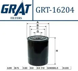 Yağ Filtresi-(Uzun Tip)-(Hyundai: H1-Starex 2.5 CRDI Kia: Sorento 2.5 CRDI 02 >)
