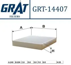 Kabin Filtresi-(Chevrolet: Cruze 09 > 12 / Cruze 11-2.0 Dizel / Cruze 12-1.4 / Aveo 11 > 12 / Opel: Insignia 09 > 12 / Astra-J 09 > 12 / Ampera 11-/ Zafira C 11-/ Mokka 12 -)