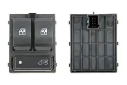 Cam Açma Anahtarı Sol Çiftli Kilit Düğmeli Siyah (Fiat: Fiorino / Doblo / Ducato Ym Peugeot: Bipper / Citroen: Nemo /)