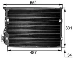 Klima Radyatörü E-36 325 Tds (Ac177000s)