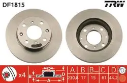 Fren Diski Ön Havalı (231-4)-(Honda: Civic 88 > 00 1.3-1.4-1.5)