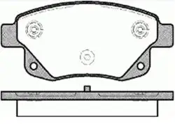 Arka Fren Disk Balata (Ford: Transit V347 06 -) (17-15100106)-(Wva 24486)
