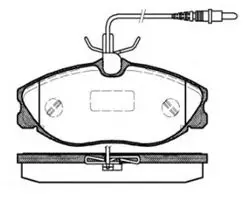 Ön Fren Disk Balata Wva 21672 21674 21886 (Peugeot: 306 406 2.0)