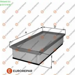 Erp Hava Filtresi Movano-Master IV 2.3 DCI (16546-00Q1l)