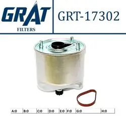 Mazot Filtre (Ford: Focus 1.6Tdcı 2011 -) / Volvo: (S40 / V50 / S60 / S80 / V60 / V40 / Xc40 D4162t 11-15)