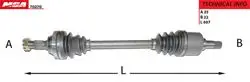 Aks Sol Ince Freze (Peugeot: 306 1.6 Tu5jp ABS Li 29D)