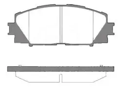 Balata Fren Ön-(Toyota: Yaris 06 > 11) (Japonya Montaj)