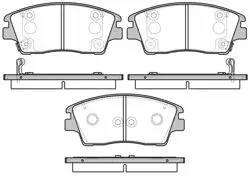 Balata Fren Ön-(Hyundai: Tucson 16 > Kia: Sportage 15 >)
