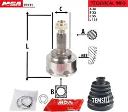 Aks Kafa Dıs-(Honda: Accord 03 > 10 2.2Cdtı Dizel)