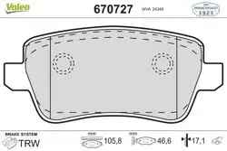 Fren Balatası Ön Fiat Croma 1.8 2.2 16V 05-13