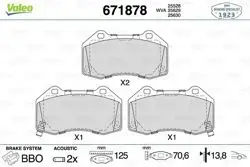 Fren Balatası Ön Abarth 124 1.4 16-Fiat 124 1.4 16-Mazda Mx5 1.5 2.0 15 -